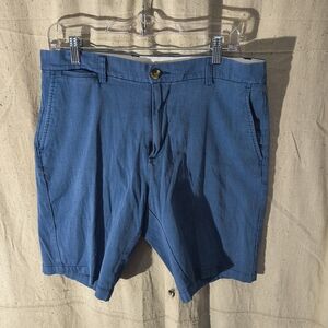 Men's 33" Ultimate Slim Flat Front Blue Shorts by Old Navy